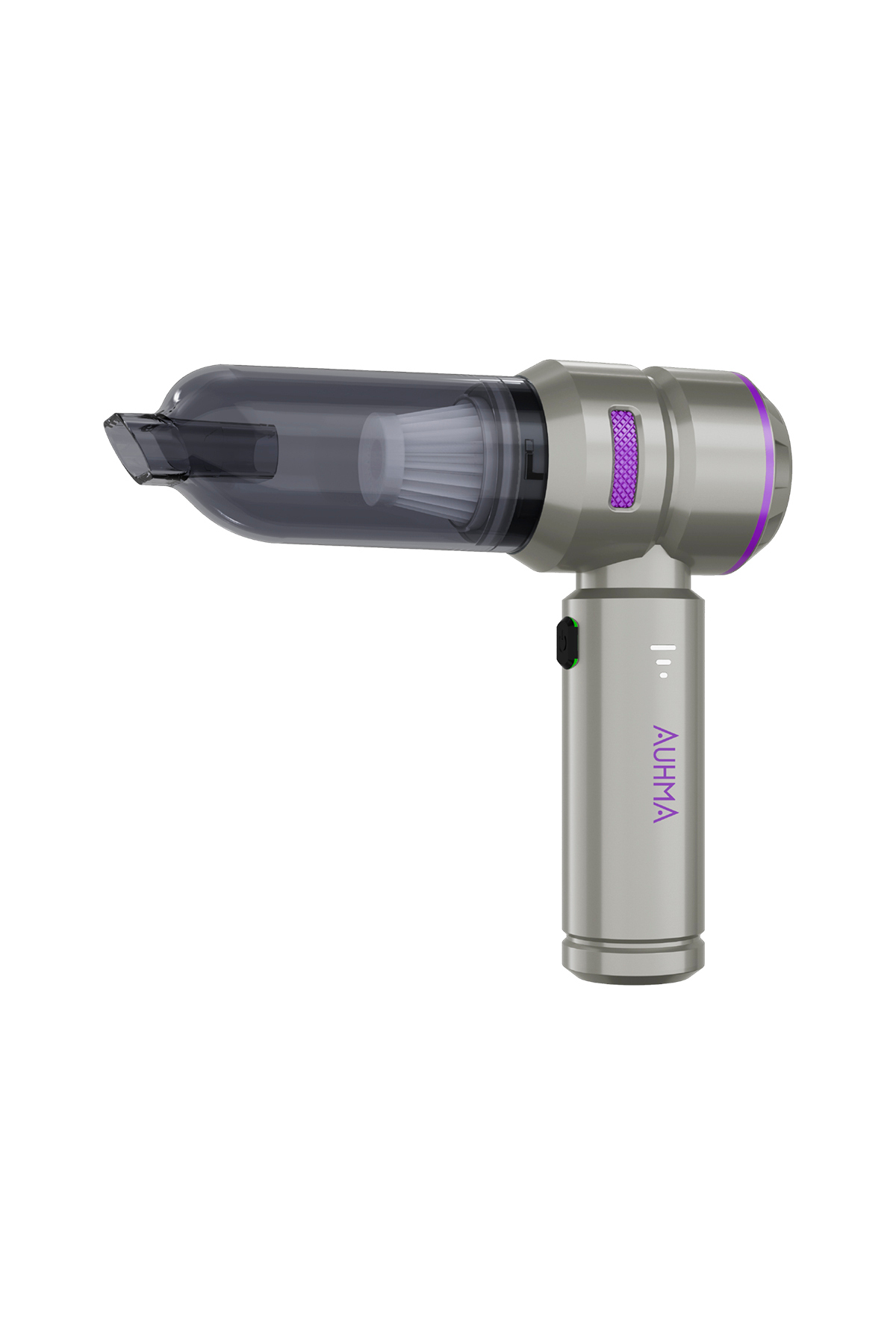 AHV-02 Kablosuz Araç İçi Süpürge Mor | 20000PA Güçlü Vakum | Fırçasız Motor | Üfleme & Vakum Ö