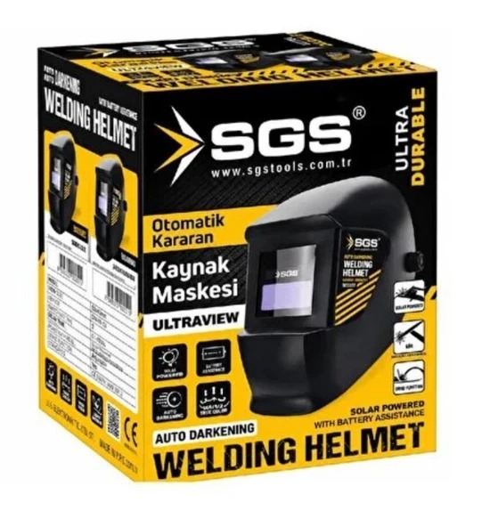 Sgs 1270 Colormatik Baş Kaynak Maskesi Otomatik Kararan