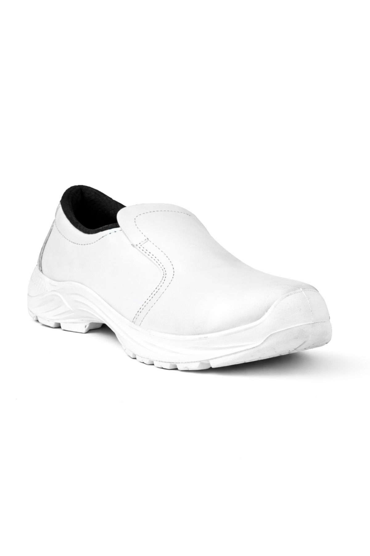 Zimaro Beyaz S2 Gıdacı Unisex Çelik Burunlu İş Ayakkabısı 